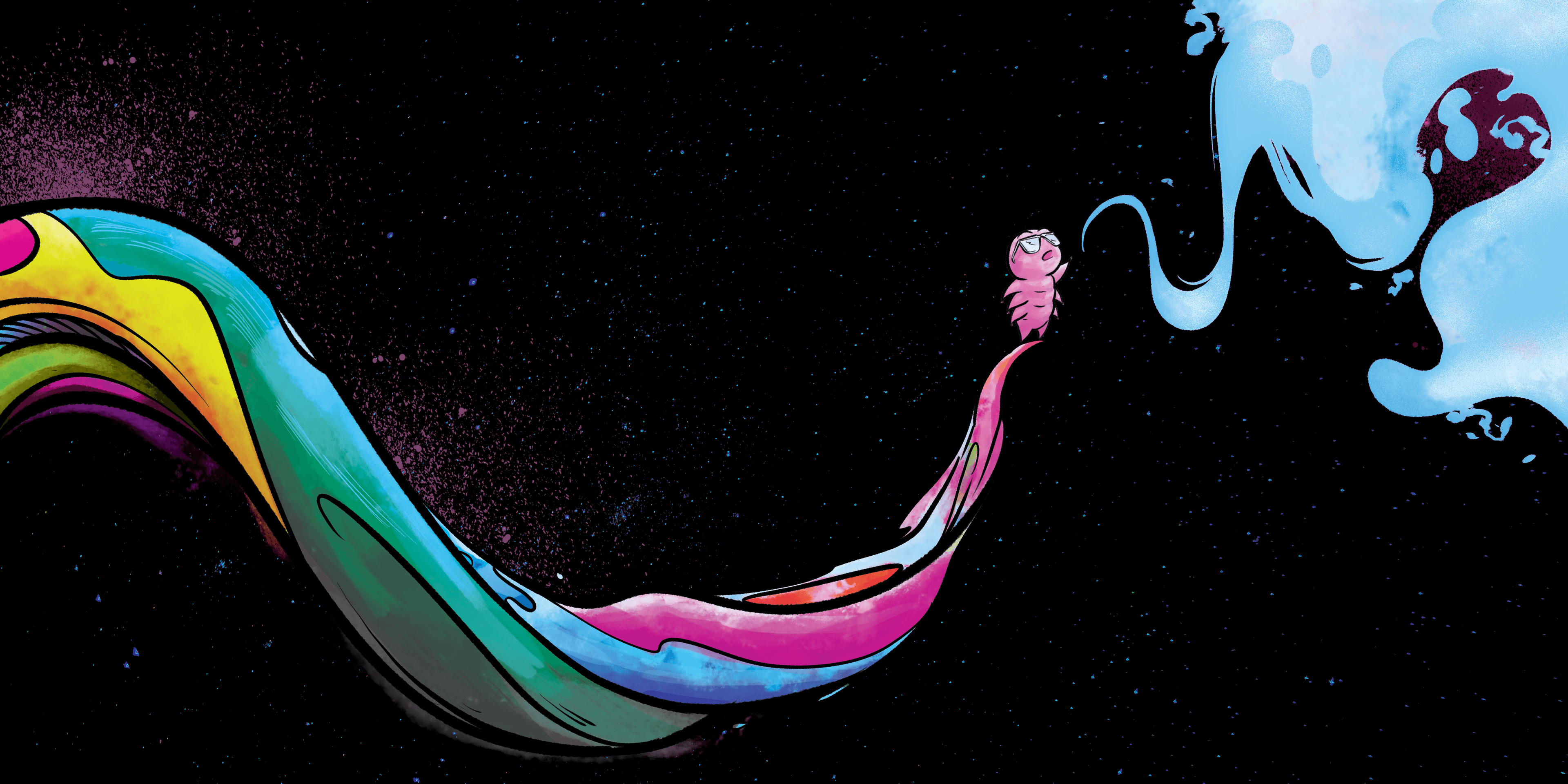 Terran the tardigrade surfing through the cosmos